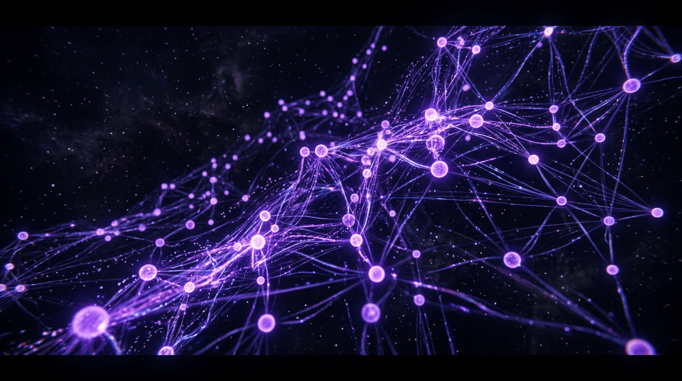 AI processing visualization showing neural network nodes for nudify AI